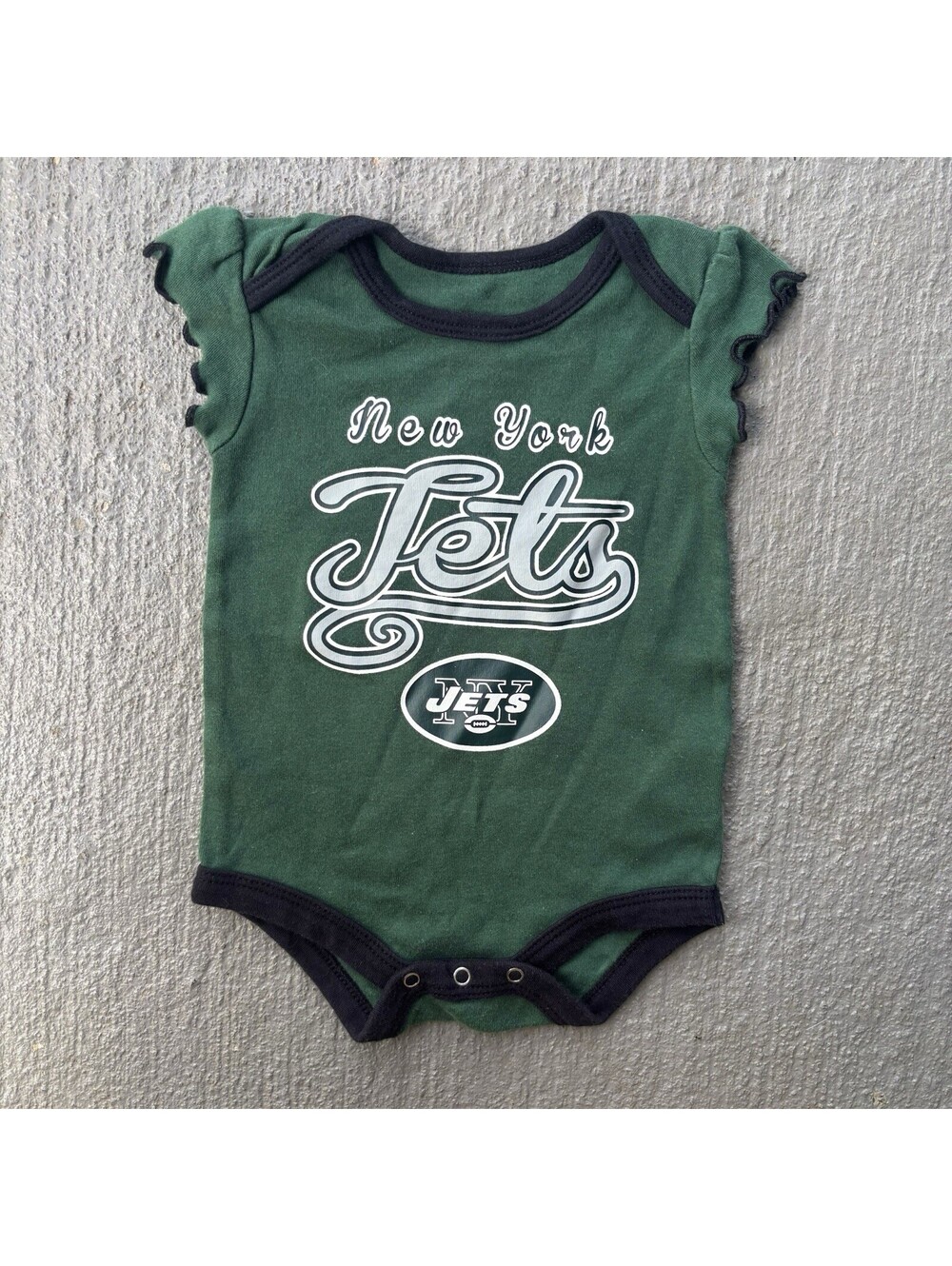 New York Jets NFL Football BABY One Piece Romper Ruffle 3 Months